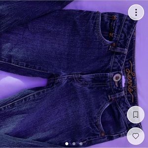 Levi flare low rise jeans